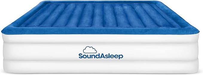 SoundAsleep Cloud Nine Series Air Mattress with Dual Smart Pump Technology Queen Size