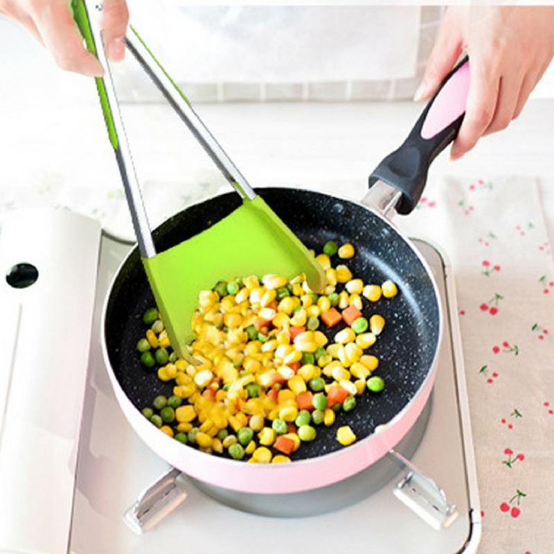2 In 1 Kitchen Spatula And Tongs