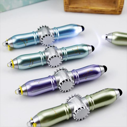 LED Luminous Stylus Fingertip Gyro Pen