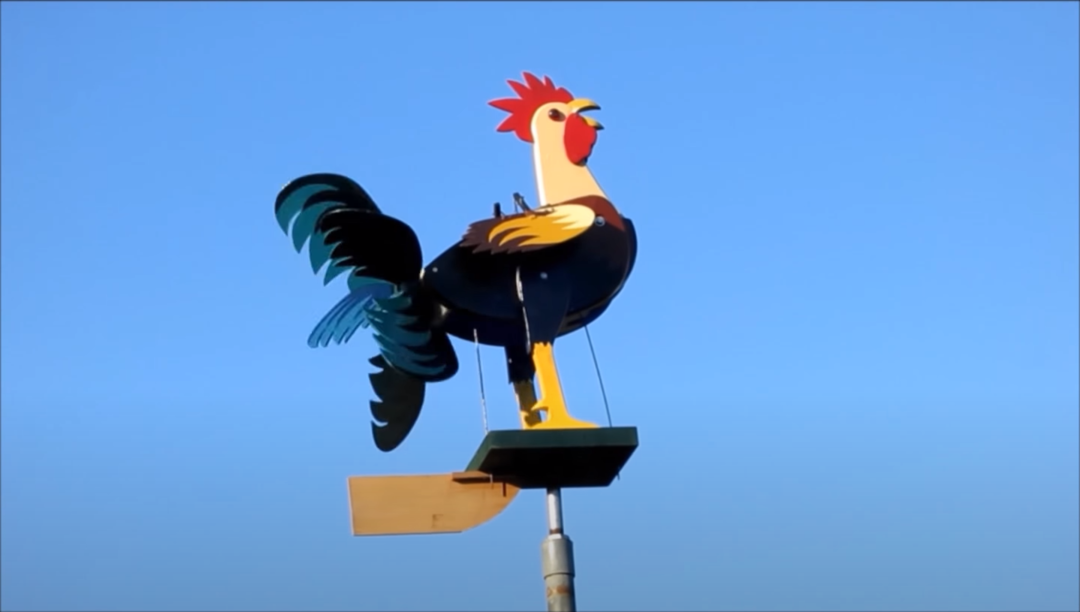 2021 Best Garden Decor-The live rooster windmills