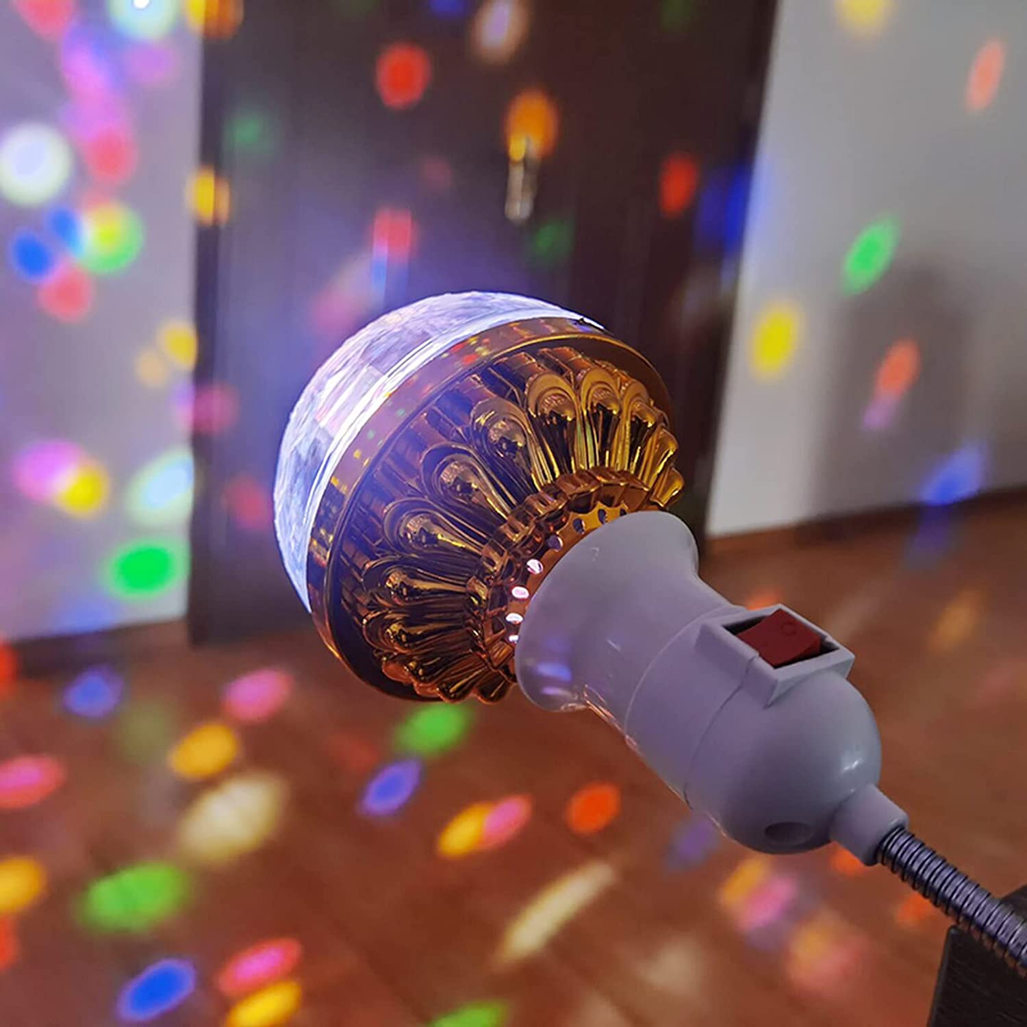 (New In-Buy 2 Save 10%) Colorful Rotating Magic Ball Light