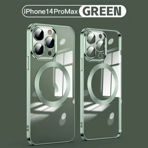 Electroplating Wireless Magnetic Charging All-Inclusive Lens Phone Case