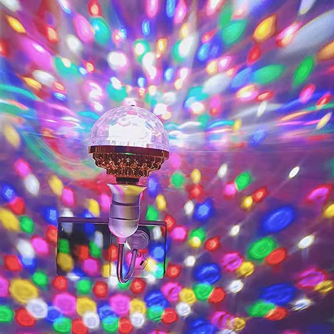 (New In-Buy 2 Save 10%) Colorful Rotating Magic Ball Light