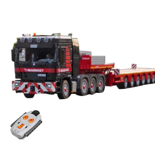 Remote Controlled Mercedes Actros With Trailer Technical Powered Set
