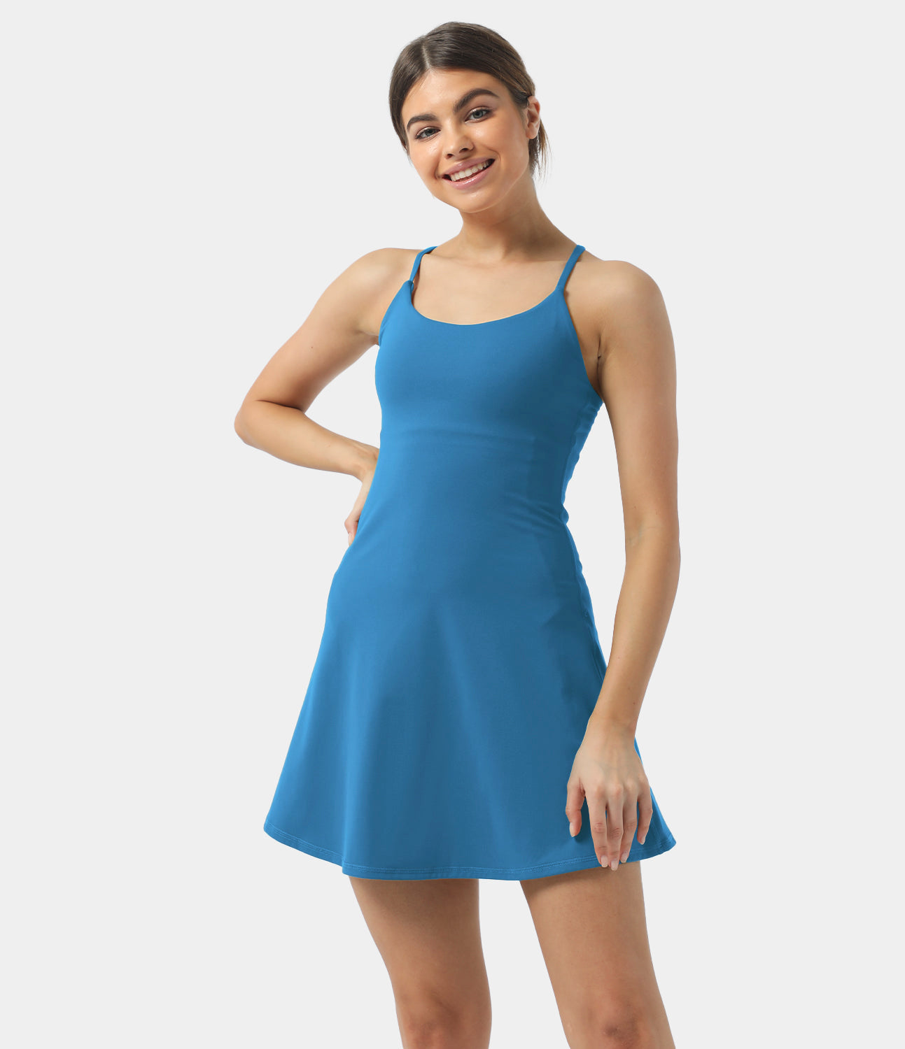 Everyday Cloudful® 2-in-1 Flare Activity Dress-Wannabe