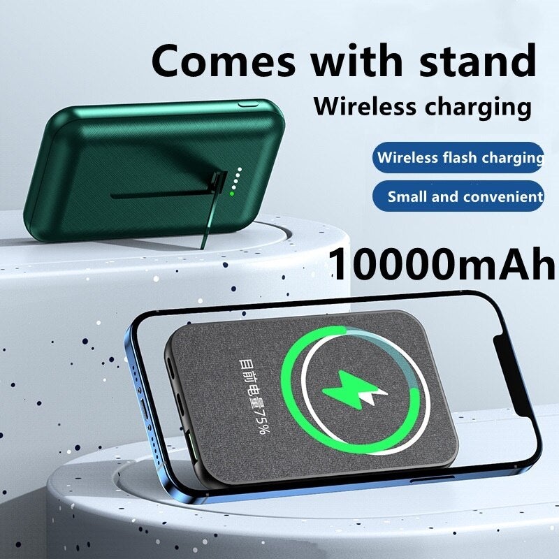 10000 mAh MagSafe Power Bank with Stand