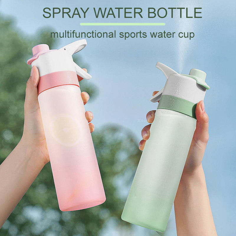 2-in-1 Large Capacity Water Bottle with Mist Hydration