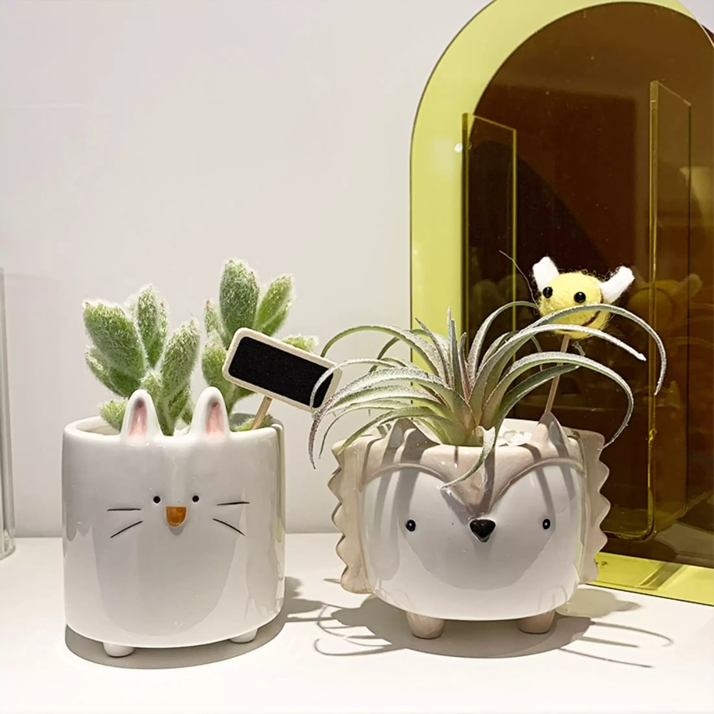Cartoon Animal Shaped Ceramic Flower Pots