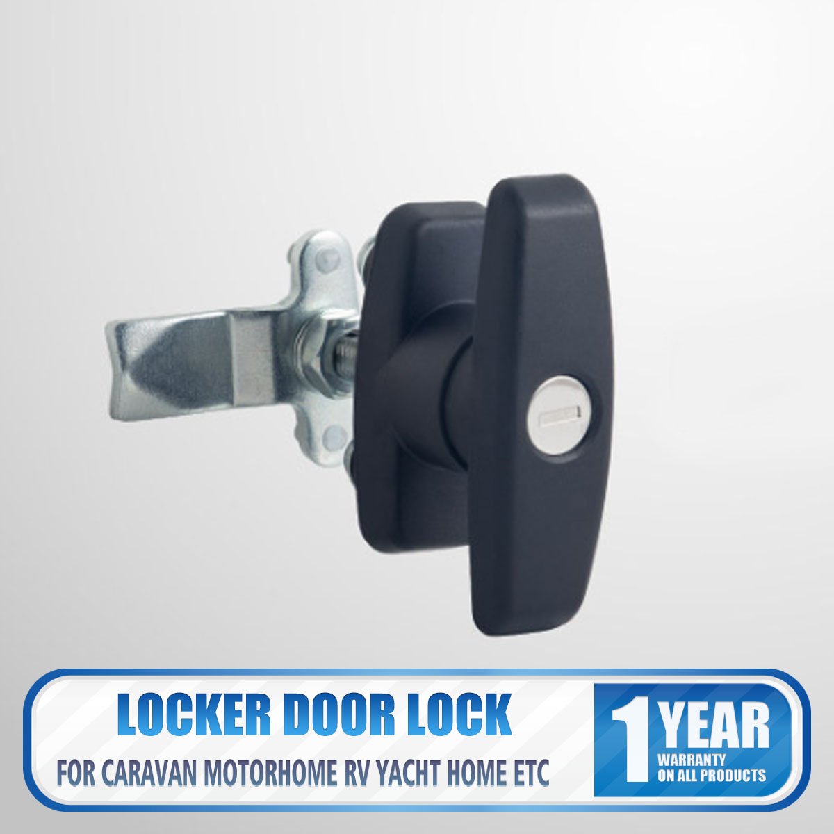 Caravan or Motorhome battery gas locker Switch Cabinet compartment Door Lock