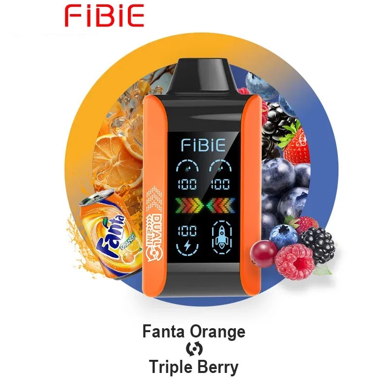 FANTA ORANGE & TRIPLE BERRY - FIBIE 15000 Dual Flavors
