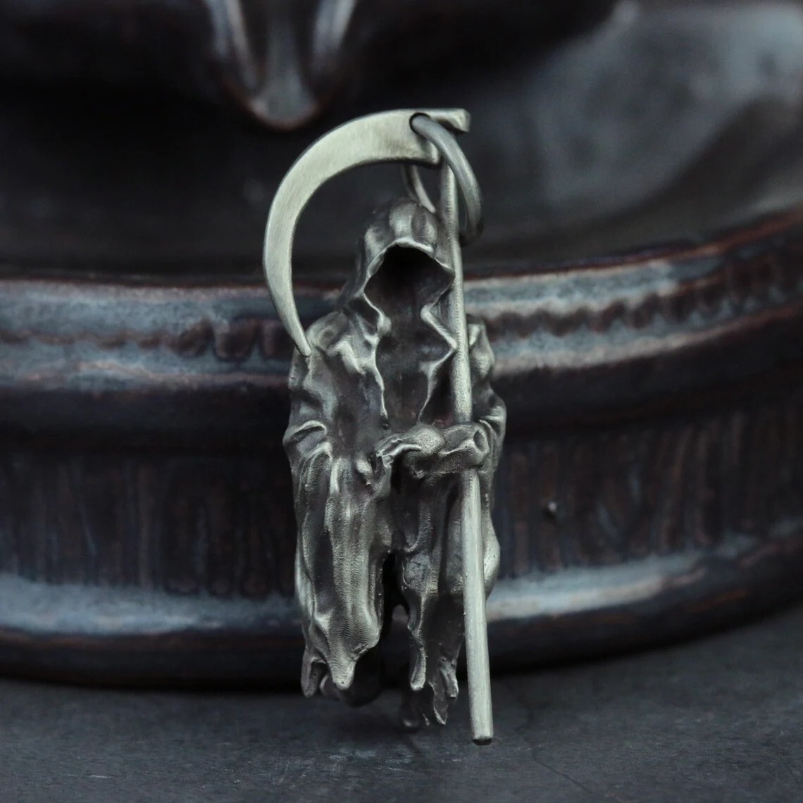 Grim Reaper Death Angel Demon Necklace