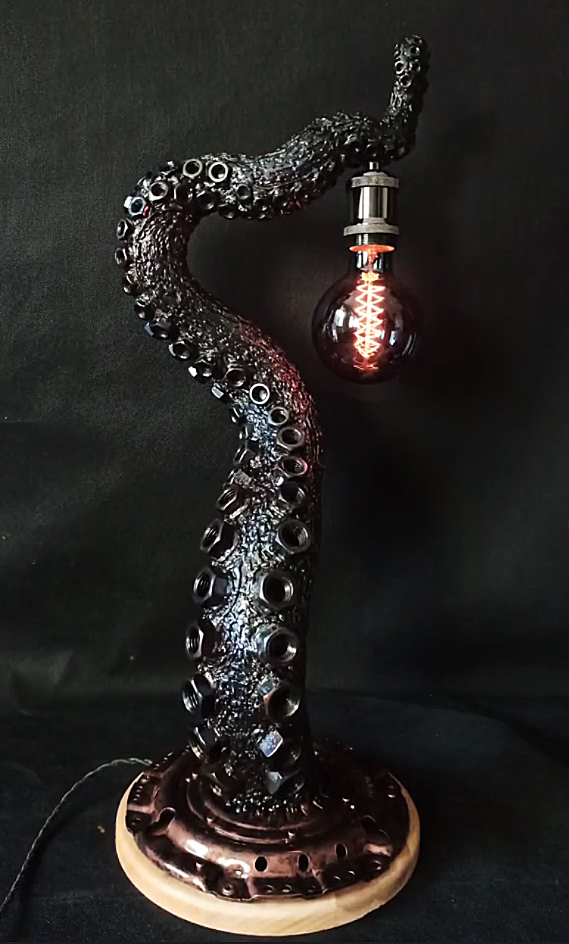 Magic Touch Octopus Tentacle Cthulhu Mythos Fantasy Steampunk lamp