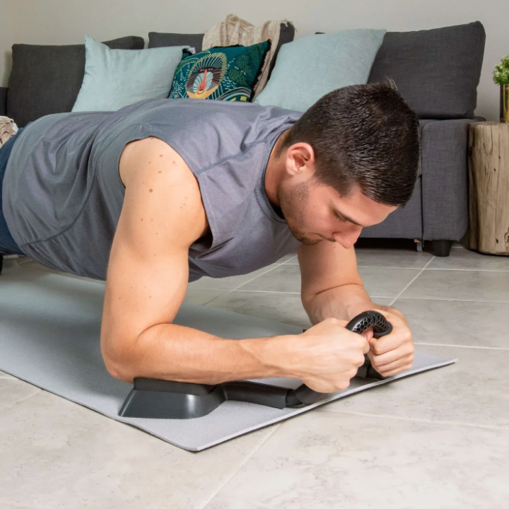 Multifunctional Portable Plank Abdominal Muscle Trainer With A Timer