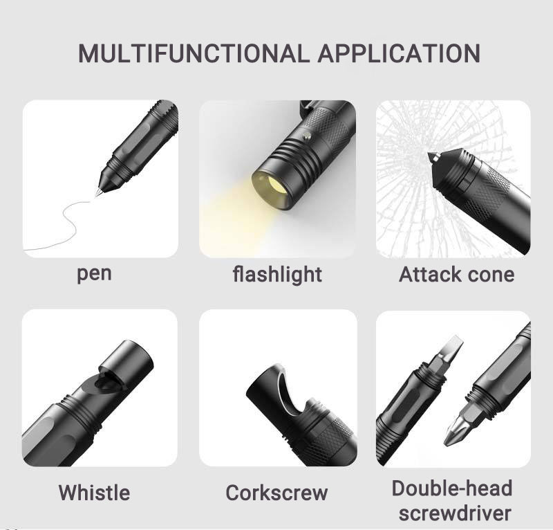 MPT-7 Wewolves original pen – Multitool - Self Defense for Women & Men