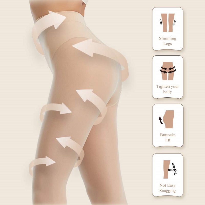 High Elasticity& Anti-scratch Sheer Pantyhose