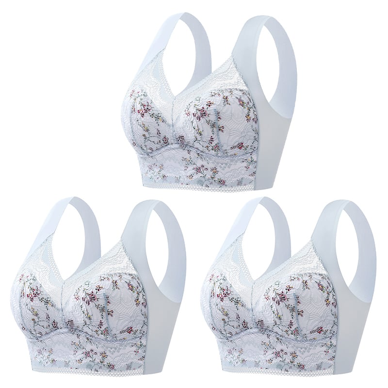 Pay 1 Get 3(3packs)🔥Plus Size Seamless Push Up Wireless Bra