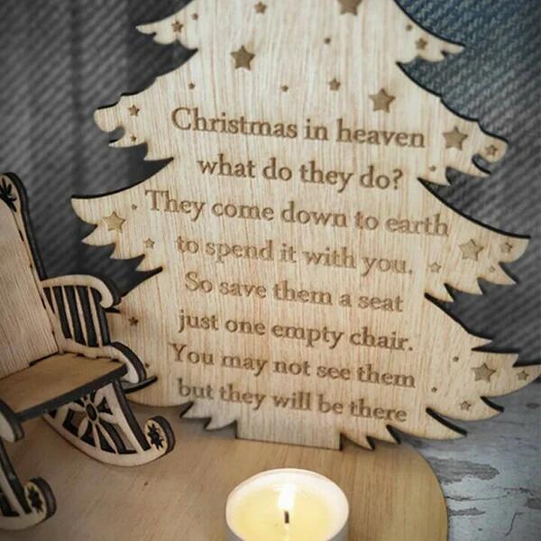 Hot Sale Promotion - 💖Christmas Candle Memorial Display to Remember Loved Ones