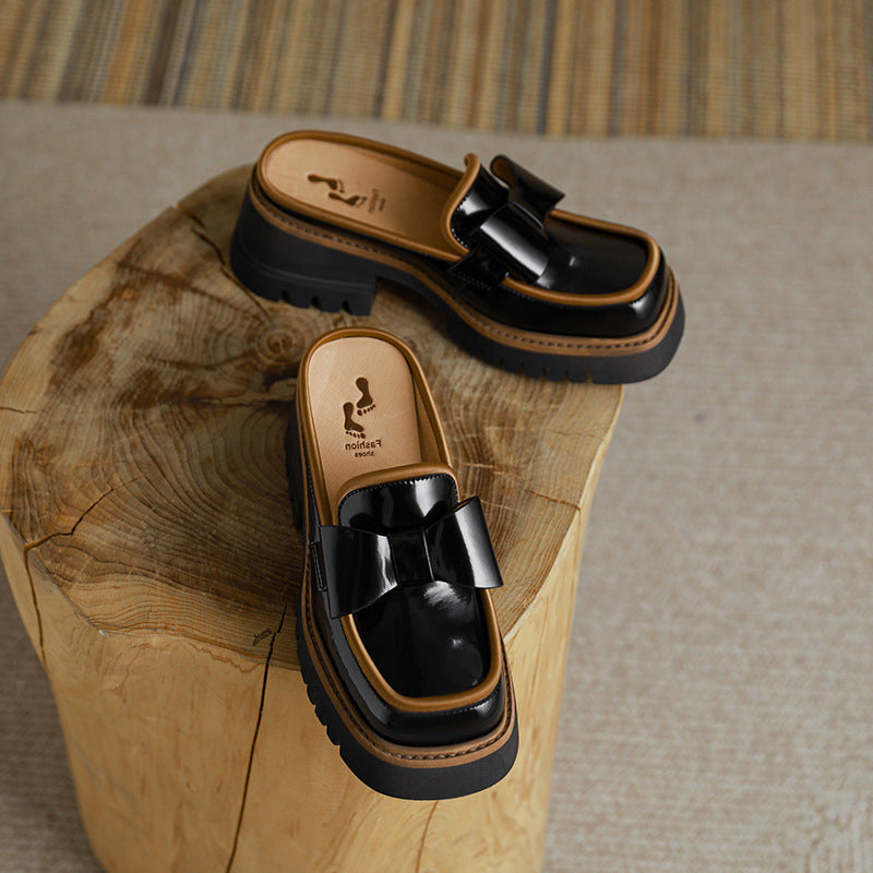 Bowknot British Style Sandals