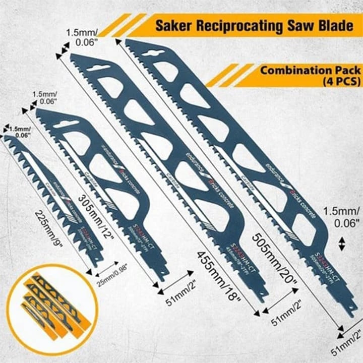 (🔥Clearance Sale Today-48% OFF)Reciprocating Saw Blade-BUY 2 GET 10% OFF & FREE SHIPPING