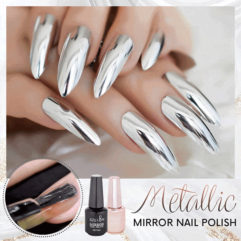(🔥Last Day Flash Sale-SAVE 50% OFF) Mirror Nail Polish - BUY 5 GET FREE SHIPPING