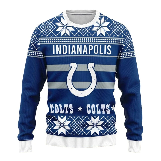 INDIANAPOLIS COLTS 3D CHRISTMAS HOODIE ABC04