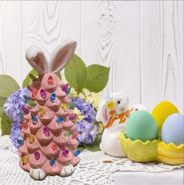 🐰🐰Easter Pink Bunny Tree-Buy 2 Free Shipping