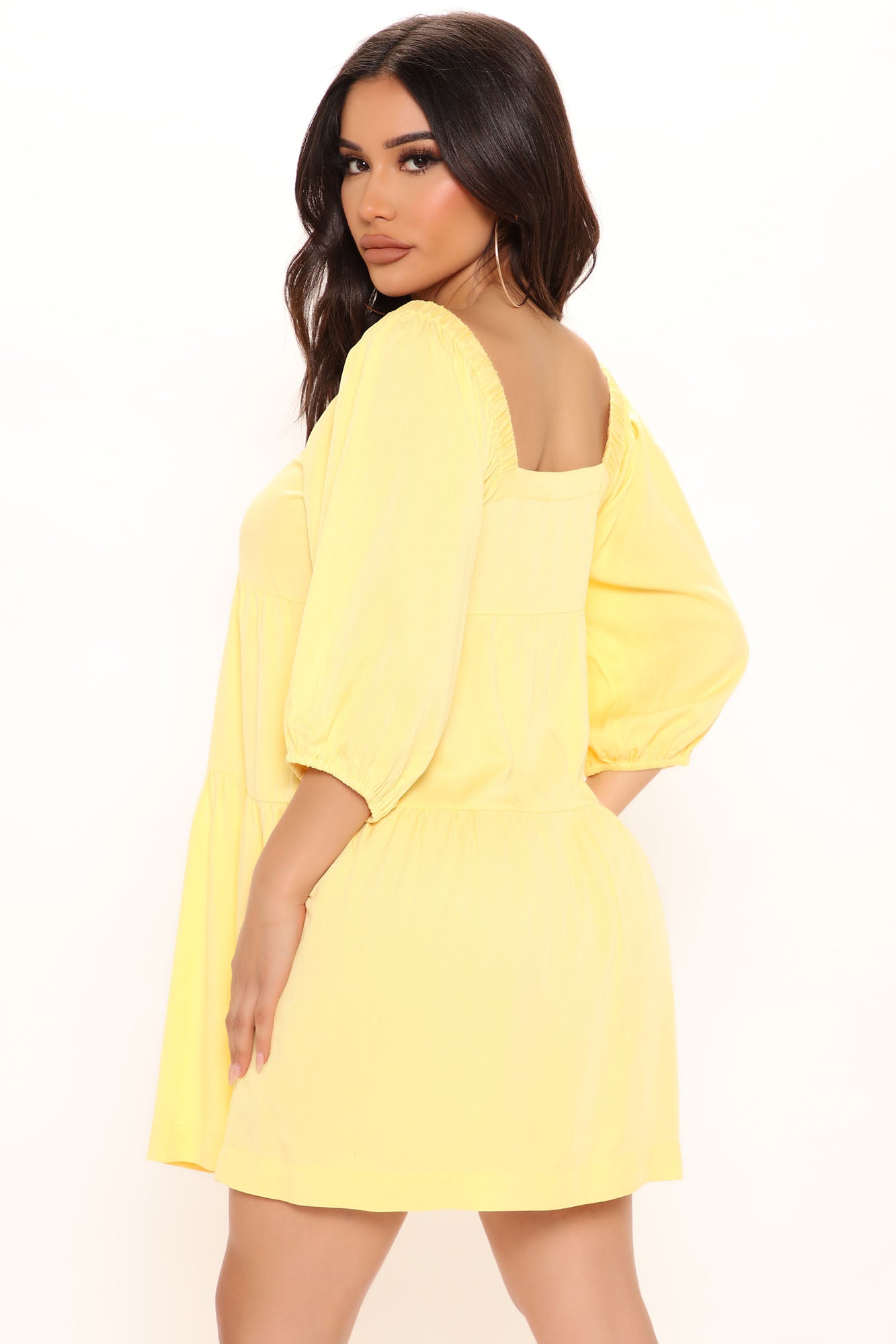 Tamia Mini Dress - Yellow