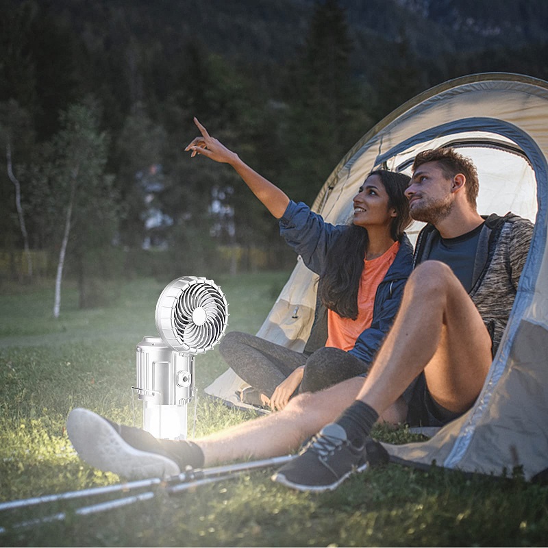(BUY 2 SAVE 10% & Free Shipping🔥) Multifunctional Solar Camping Light with Fan