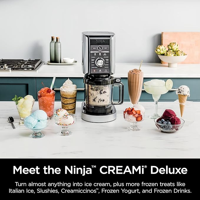 Ninja CREAMi Deluxe 11-in-1 Ice Cream and Frozen Snack Maker