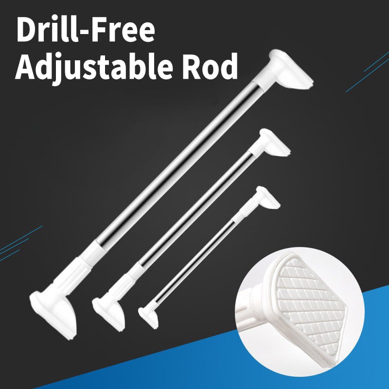 🔥60% OFF TODAY - Drill-Free Adjustable Rod