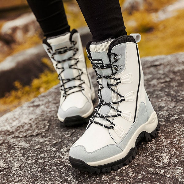 Chicinskates Men's Super Warm Lace-Up Snow Boots