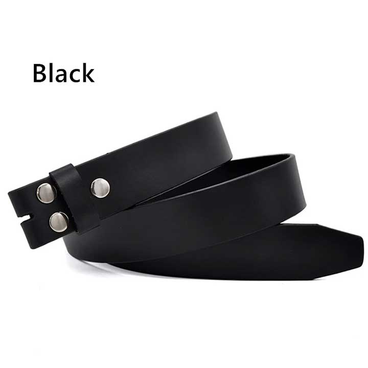 Bke Double Cross Leather Belt - Black 36, Men's