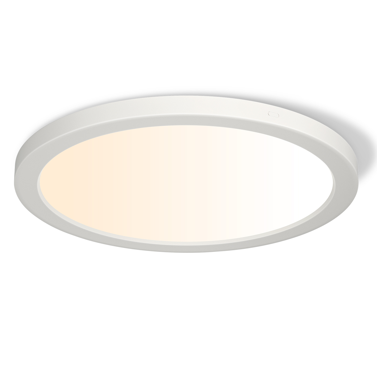 24W LED Flush Mount Ceiling Light, CHEEROLL 12 inch LED Ceiling Light Fixture, Adjustable 3 Colors 3000K/4000K/5000K, Ultra Silm 0.63 inch Dimmable Light Fixture for Bedroom, Kitchen, ETL Listed