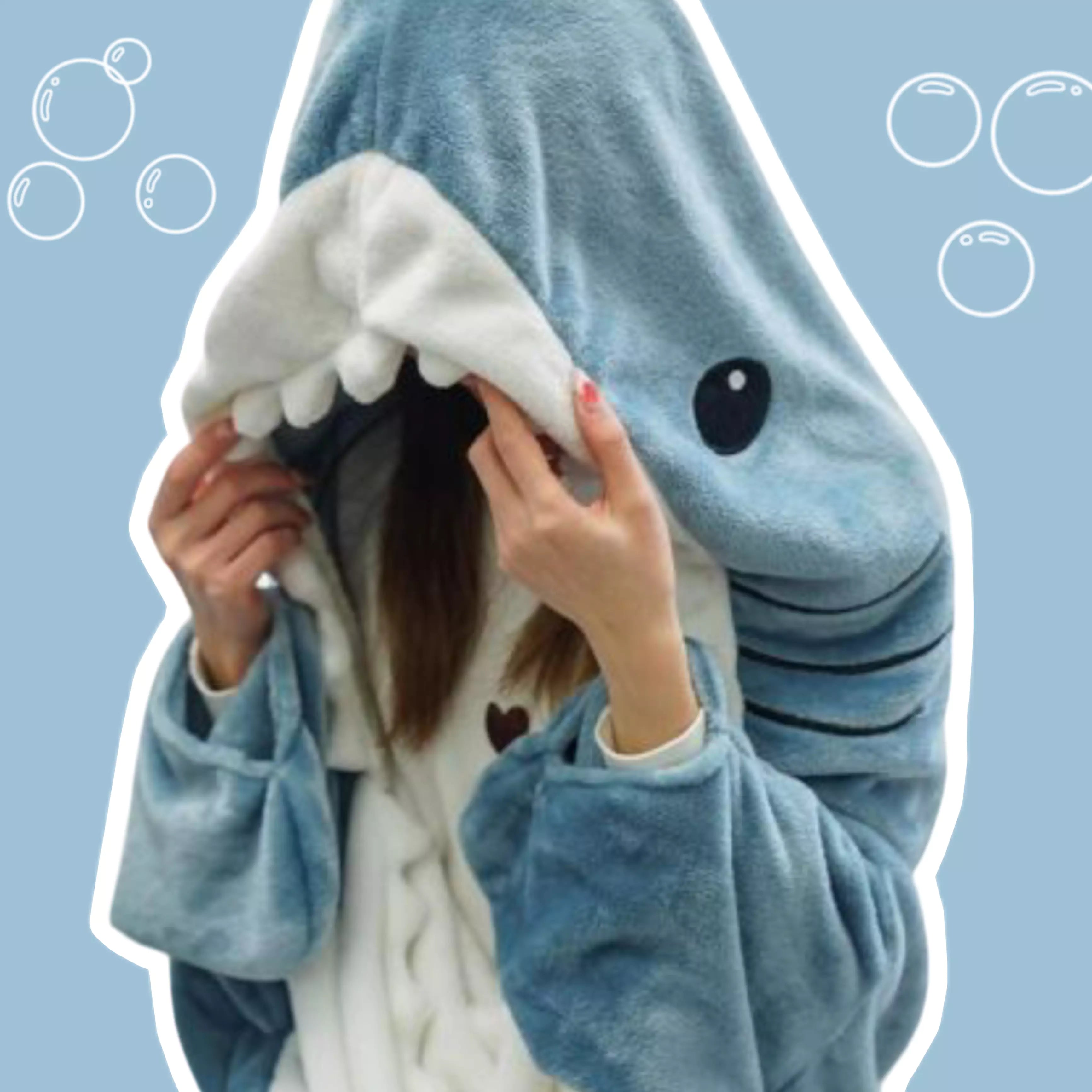 Shark Blankie – Becomes the World’s Coziest, Comfiest and Cutest Shark!