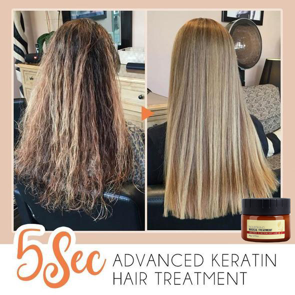 (🔥Christmas Hot Sale-SAVE 50% OFF) 5sec Advanced Keratin Hair Treatment - BUY 4 GET FREE SHIPPING & EXTRA 20% OFF!