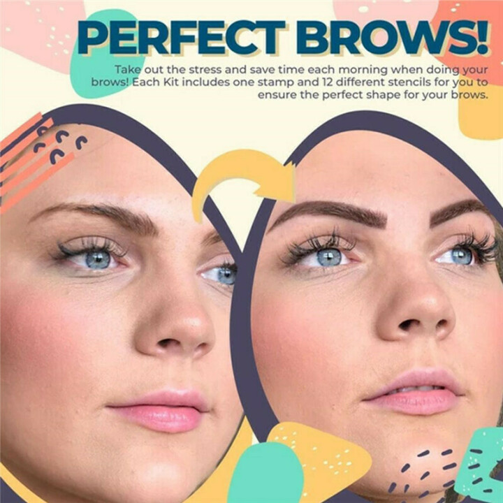 One Step Brow Stamp Shaping Kit (Buy 1 Get 1 Free)