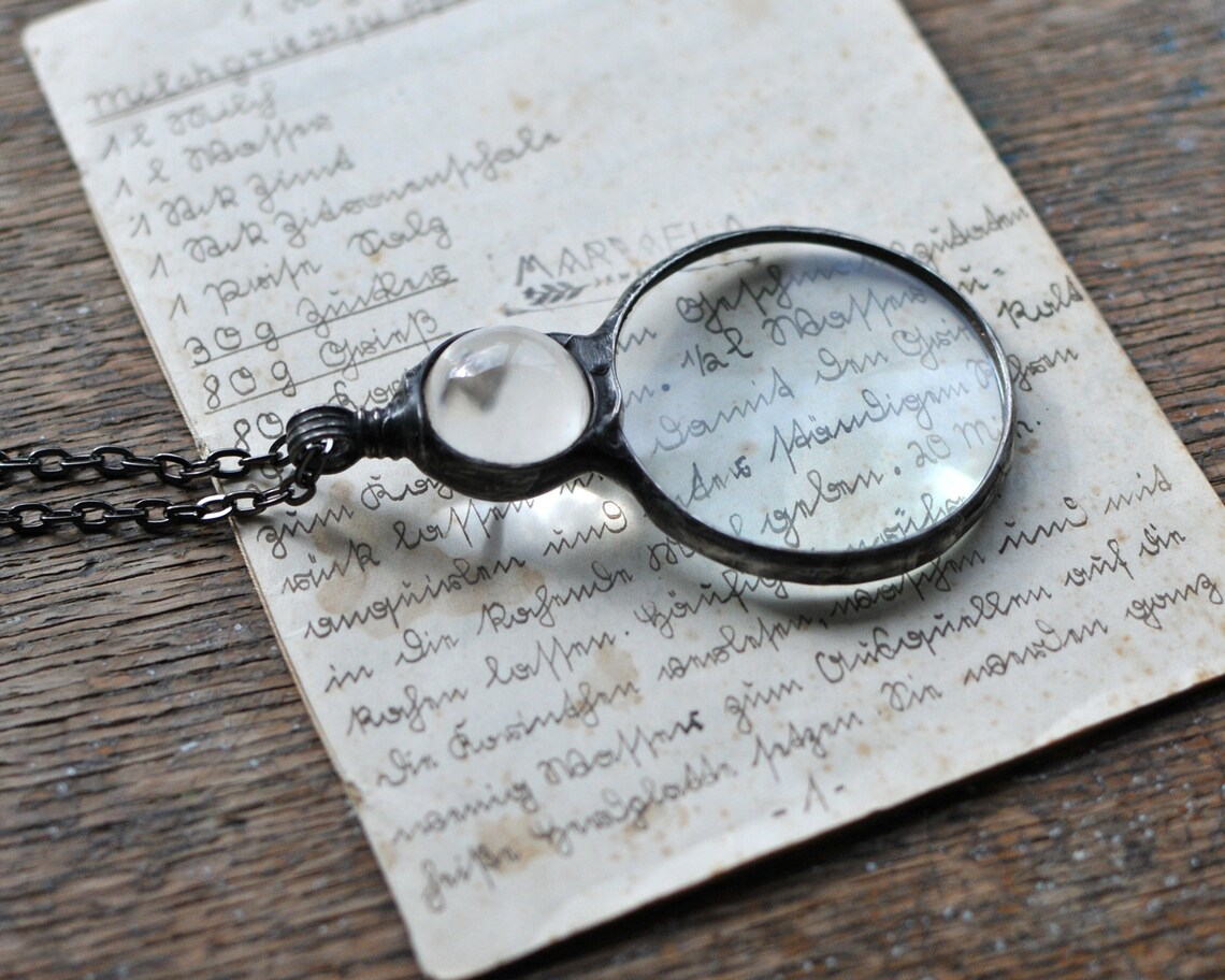 🔥Mother's Day 50% OFF🔥-Magnifying Glass Necklace Gift For Mom & Grandma