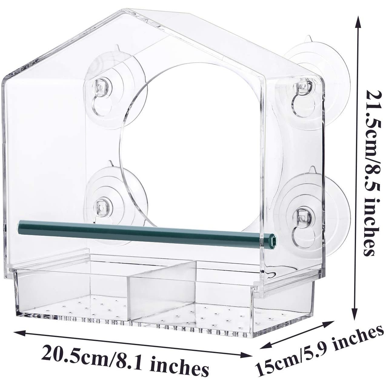 🔥Last Day Promotion-[SAVE 50% OFF]--Window Bird Feeder for Outside--BUY 2 GET 10% OFF & FREE SHIPPING NOW!
