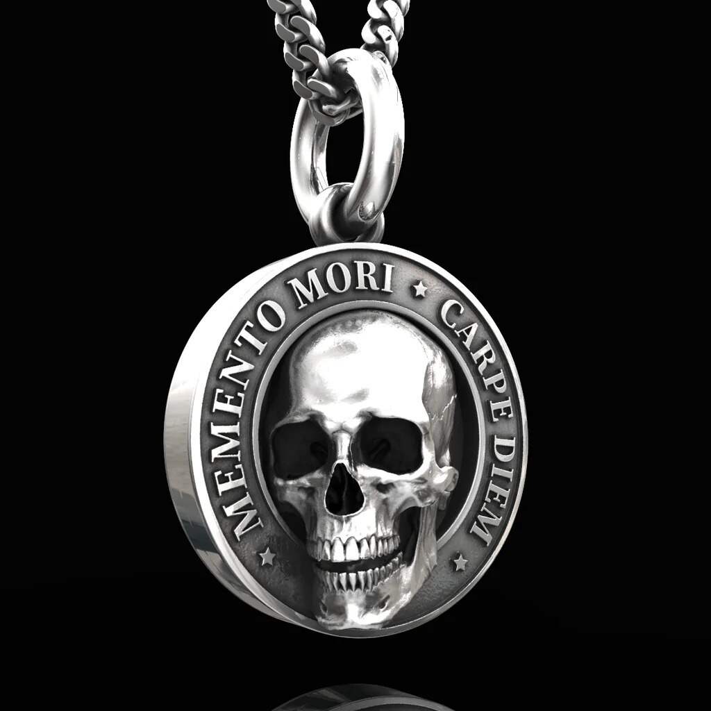 Skull Warning Necklace