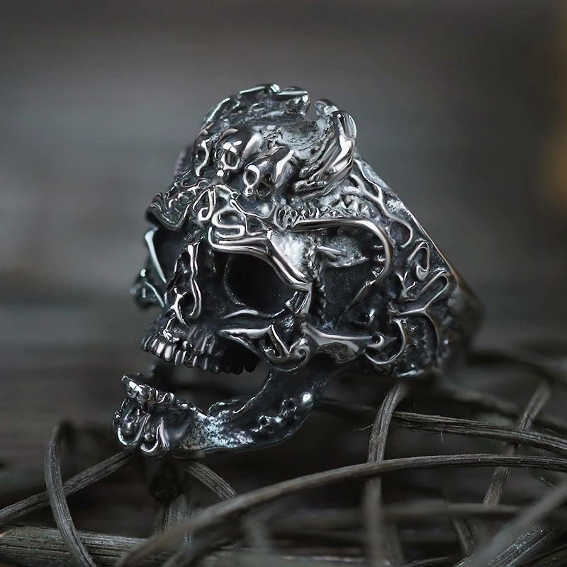 Vintage  Skull Ring