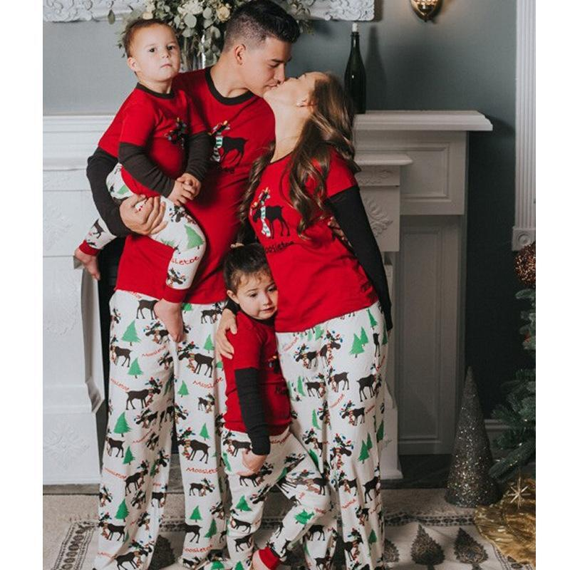 Christmas Deer Family Matching Pajamas Sets
