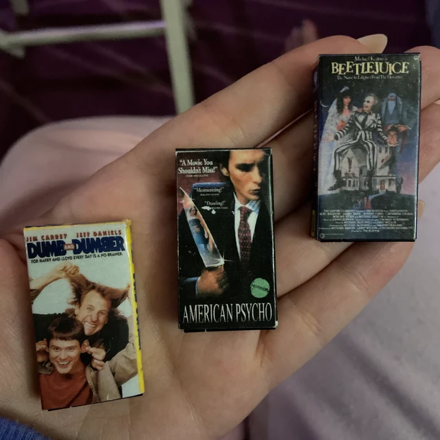 Miniature VHS Inspired Movie Magnet