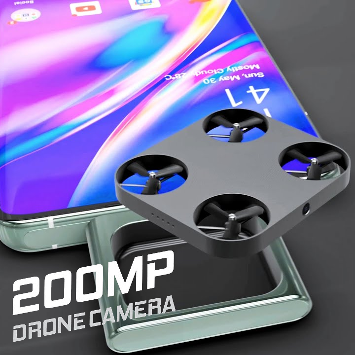 Flying Camera Phone - All In One  Drone Camera Phone For Stunning Aerial HD Selfie Photos & Video