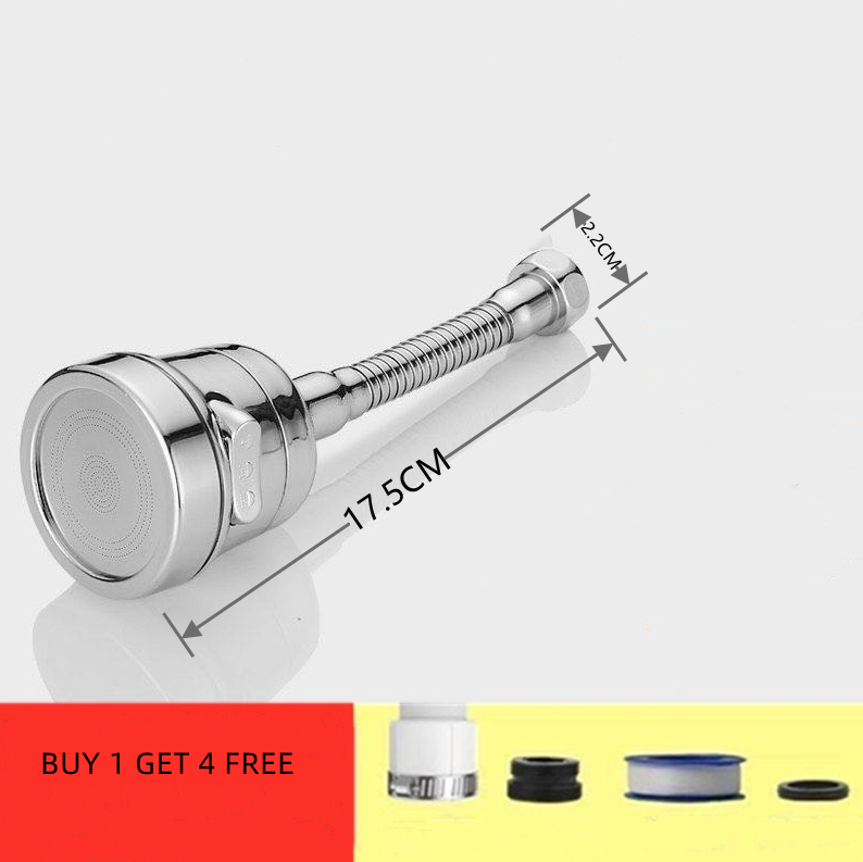 (💥45% OFF--Last Day Sale)--Upgraded 360° Rotatable Faucet Sprayer Head--BUY 3 GET 2 FREE & FREE SHIPPING