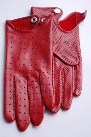 Punched Leather Driving Gloves