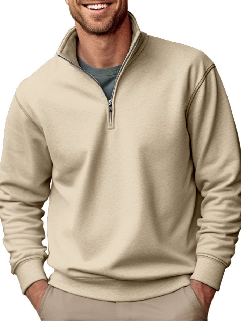 Men's Fashion Casual Zipper Padded Sweatshirt