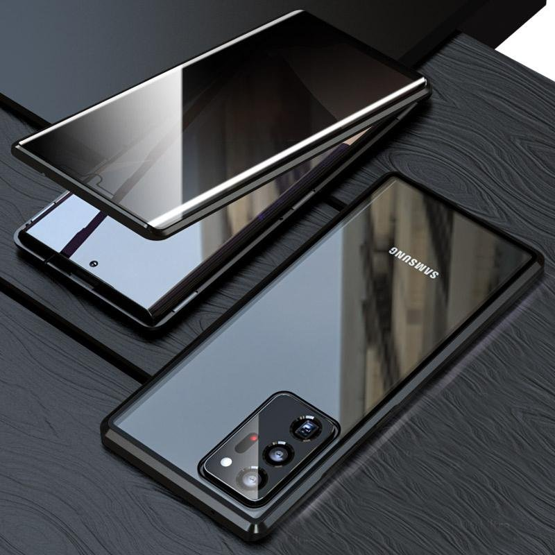 Magnetic Tempered Glass Double-sided Phone Case