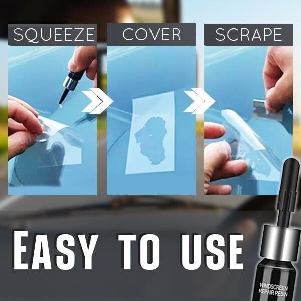 (Last Day Promotion - 49% OFF) Cracks Gone Glass Repair Kit (New Formula), BUY MORE GET MORE FREE