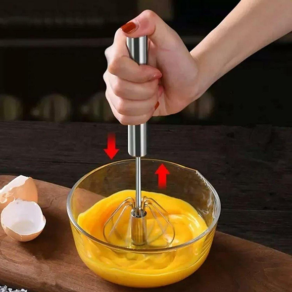 (🔥Last Day Promotion-SAVE 50% OFF) Food Grade 304 Stainless Steel Automatic Eggbeater-BUY 2 GET 2 FREE & FREE SHIPPING