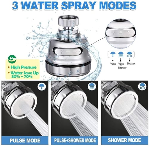 (💥45% OFF--Last Day Sale)--Upgraded 360° Rotatable Faucet Sprayer Head--BUY 3 GET 2 FREE & FREE SHIPPING